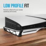 Glistco Skates - Horizontal Stand for PS5 Pro Compatible with Disc & Digital Edition (Black) - Image 7