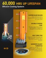 FAHREN H11 LED bulbs,44000LM 1000% Brightness H8 H9 LED Bulbs,6500K Cool White LED Light bulbs,1:1 Mini Size Plug and Play, IP68 Waterproof, Quick Installation Pack of 2 - Image 4