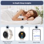 Smart Watch, Built-in Alexa, GPS, VO2 Max, HRV, SpO2 Sleep Monitoring, Noise Detection, Women's Health, Sports Tracking, Notifications, 1.32" AMOLED, Compass, Altimeter (Bluetooth, Gray, 43mm) - Image 6