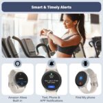 Smart Watch, Built-in Alexa, GPS, VO2 Max, HRV, SpO2 Sleep Monitoring, Noise Detection, Women's Health, Sports Tracking, Notifications, 1.32" AMOLED, Compass, Altimeter (Bluetooth, Gray, 43mm) - Image 7