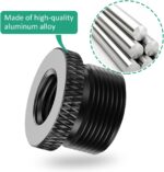 Blue Yeti Mic Screw Adapter 5/8 Male to 3/8 Female, Metal Screw Thread Adapter for Blue Yeti X/Blue Yeti/Snowball Mic Boom Arm Stand, 8 Pcs (Black) - Image 8
