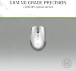 Razer Atheris Ambidextrous Wireless Mouse: 7200 DPI Optical Sensor, 350 Hr Battery Life, USB Wireless Receiver & Bluetooth Connection, Mercury White - Image 4