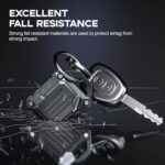 DOVICK- Waterproof Airtag Keychain Holder Case,Screw Full Cover Compatible with Apple Air Tag Tracker Key Ring (Mix 4 Pack) - Image 5