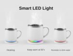 Temperature Control Smart Mug, 13.5 OZ, 3 Mode RGB LED Display, Self Heating Coffee Mug,Office/Home for Desk, Black - Image 4