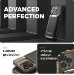 VRS DESIGN Damda Glide Pro Card Holder Case for iPhone 16 Pro Max (2024), Sturdy Semi Auto Card Slot Wallet [4 Cards] Case Designed for iPhone 16 Pro Max (2024) Matte Black - Image 6