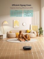 Robot Vacuum Cleaner with 4500Pa Strong Suction, 3 in 1 Robot Vacuum and Mop, Carpet Auto-Boost, Self-Charging, 2.9”Slim Design, Remote/App/Alexa Control, Ideal for Pet Hair/Carpet/Hard Floor - Image 4