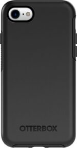OtterBox iPhone SE 3rd/2nd Gen, iPhone 8/7 (not Compatible with Plus Sized Models) Symmetry Series Case - Black, Ultra-Sleek, Wireless Charging Compatible, Raised Edges Protect Camera & Screen - Image 4