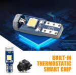 20 PCS Automobile T5 LED Instrument Light Set, 3030-3SMD High-brightness Chipset with Twist Lock Holder, A/C Light Gear Shift Light Digital Clearly Indicator Bulb, Universal for Cars (Blue) - Image 4