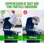 Premium Roomba Vacuum Bags for iRobot i7+, i1+, i3+, i4+, i5+, i8+, j6+, j7+, j8+, j9+, s9+, Combo j5+, i5+, j7+, j9+, 10 Max and i & s & j Series Dirt Disposal Bags (16 Vacuum Bags) - Image 9