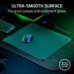 Razer Atlas Tempered Glass Gaming Mouse Mat: Ultra-Smooth Micro-Etched Surface - Dirt and Scratch-Resistant - Anti-Slip Base - Quiet Mouse Movements - Black (Renewed) - Image 4