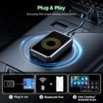 LAMTTO 3-in-1 Magic Video Box for Streaming Netflix/YouTube/TikTok, Wireless Carplay Adapter Dongle with USB Drive for OEM Wired Apple Car Play and Android Auto Cars - Image 6