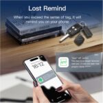 Key Finder 4 Pack Tag with Case Bluetooth Tracker for Luggage Works with Apple Find My Smart Tracker Locator for Suitcase, Bag, Backpack, Wallet, Replaceable Battery Smart tag Item Finder - Image 5