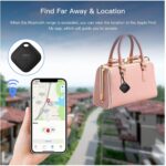 Key Finder 4 Pack Tag with Case Bluetooth Tracker for Luggage Works with Apple Find My Smart Tracker Locator for Suitcase, Bag, Backpack, Wallet, Replaceable Battery Smart tag Item Finder - Image 6