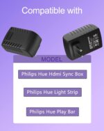 Philips Hue Compatible 24V DC Power Supply - For Hue Play Bar, Light Strip Plus, HDMI Sync Box, Light Bulb Accessory - Image 5