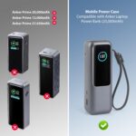 Silicone Case for Anker Zolo Power Bank (25000mAh 165W), Protective Cover for Anker Laptop Power Bank Portable Charger, Full - wrap Protection, Precise Port Cutouts (Case Only) Gray - Image 5