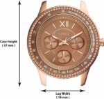 Fossil Women's Stella Quartz Stainless Steel Multifunction Watch - Image 4
