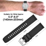 ANNEFIT Quick Release Watch Bands, Military Nylon Watch Strap for Men, Multiple Colors & Width (18mm, 19mm, 20mm, 22mm, 24mm) - Image 5