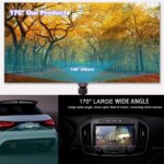 Backup Camera, JPP Embedded Front/Rear View Camera Waterproof Reverse Camera, IR Night Vision Reverse Camera Parking Guide Line & Screen Mirror Image on/Off for Truck, Car, Travel Trailer. - Image 4