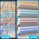 Open Slot Wire Duct Kit, 125.6"(8 x 15.7) Server Rack Cable Management, Cable Management Raceway for Hide Network HDMI VGA Cable, Wiring Raceway Cable Duct, Desk Wire Channel, 8 Pack, Grey - Image 6