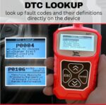 EAF1 OBD2 Car Scanner - Professional Automotive Diagnostic Tool Code Reader for Engine Light OBDII Scanner for Car Live Data Engine Code Reader Scan Tool Automotive Tools for Mechanics - Image 5