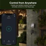 Wyze Plug Outdoor, Dual Outlets Energy Monitoring, IP64, 2.4GHz WiFi Smart Plug, Works with Alexa, Google Assistant, IFTTT, No Hub Required, Black - Image 3