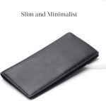 Bveyzi Ultra Slim Thin Leather RFID Blocking Credit Card Holder Bifold Clutch Wallets for Women - Image 3