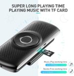 AGPTEK Car Speaker with Bluetooth 5.0, Hands Free Phone Kit for Calls, GPS & Music with TF Card Slot, Motion Auto On, Siri Google Assistant Support Wireless Car Visor Clip Speakerphone - Image 6