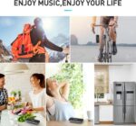 AGPTEK Car Speaker with Bluetooth 5.0, Hands Free Phone Kit for Calls, GPS & Music with TF Card Slot, Motion Auto On, Siri Google Assistant Support Wireless Car Visor Clip Speakerphone - Image 7