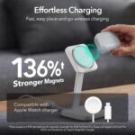 ESR for AirPods Pro 2 Case (HaloLock), Compatible with Airpods Pro Case 2nd / 1st Generation (2023/2022/2019), Compatible with MagSafe, Full Drop Protection Cover with Lanyard, Gray - Image 5