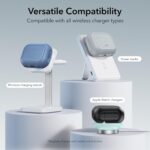 ESR for AirPods Pro 2 Case (HaloLock), Compatible with Airpods Pro Case 2nd / 1st Generation (2023/2022/2019), Compatible with MagSafe, Full Drop Protection Cover with Lanyard, Gray - Image 7