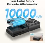 TCL D1 Max Security Video Smart Lock, 3-in-1 2K Camera, Doorbell & Fingerprint Keyless Entry Door Lock, WiFi Smart Door Lock with App Remote Control, PIR Motion Detection, Easy Installation - Image 5