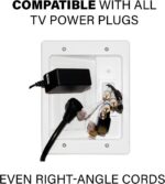 SANUS Ultimate in-Wall Cable Management Kit for Mounted TV & Soundbar - Includes Soundbar & TV Wire Management - Conceals Power, HDMI, Optical, and Low-Voltage Wires Behind Wall Model: WSIWPSB1 - Image 5