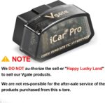 Vgate iCar Pro Bluetooth 4.0 (BLE) OBD2 Fault Code Reader OBDII Code Scanner Car Check Engine Light for iOS/Android - Image 4