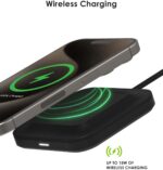 Mophie Universal Wireless Charge Pad - 15W Fast Charging for Qi-Enabled Devices, iPhone, Google Pixel, Samsung Galaxy - Desktop & Nightstand Essential - Image 3