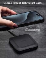 Mophie Universal Wireless Charge Pad - 15W Fast Charging for Qi-Enabled Devices, iPhone, Google Pixel, Samsung Galaxy - Desktop & Nightstand Essential - Image 4