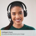 Jabra PanaCast 20 4K Video Conferencing Camera - Flexible Plug & Play Personal Video Solution Computer Webcam with AI-Powered 4K Ultra-HD, Intelligent Zoom, and Lighting Optimization - Black - Image 8