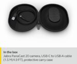 Jabra PanaCast 20 4K Video Conferencing Camera - Flexible Plug & Play Personal Video Solution Computer Webcam with AI-Powered 4K Ultra-HD, Intelligent Zoom, and Lighting Optimization - Black - Image 9