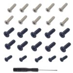 Headband Screws Replacement for Sony WH-1000XM5 Wireless Noise Canceling Headphones, 25 Packs xm5 Headphones Screws, Over-Ear Headphones Headstock Screws (10pcs Black+10pcs Silver+5pcs Black) - Image 4