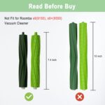 Replacement Parts for iRobot Roomba i3 i7 E5 j7 i4 i7+ i3+ i4+ i5 i5+ Combo i5 Combo i5+ i6 i6+ i8 i8+ i2 i2+ E6 E7 E & I & j Series Vacuum Cleaner 4 Sets Multi-Surface Rubber Brush Roller - Image 6