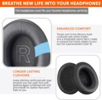 Replacement Cloud 2 Earpads for Kingston HyperX Cloud II KHX-HSCP HSCD 2 Headphones - Memory Foam Protein Leather Ear Cushions, Noise-Isolating, Repair Part Aceessories, Black - Image 3