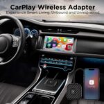 Wireless CarPlay Adapter for Apple iPhone，Wireless Carplay USB Dongle Converter Wired Carplay to Wireless, Support Online Update Plug and Play,Fit for Cars Built-in Wired CarPlay (Carbon) - Image 3