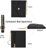 Gostwo Womens Wallet RFID Blocking Small Wallets Woman Credit Card Holder Trifold Ladies Wallets with Coins Zipper Pocket - Image 4