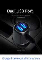Dash Cam Power Cord Adapter Mini USB Car Charger Cable Compatible for Rexing V1V1P ProV5V3,Byakov S6,CHORTAU B-T13 B-T20 B-T25,Pruveeo D30 D40,Rove R2-4K Dash Cam Power Supply (USB Mini Port) - Image 5