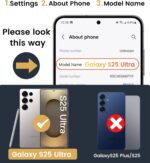 for Samsung Galaxy S25 Ultra Case with Card Holder & Kickstand & Slide Camera Lens Cover, Silicone Edge Protection Rugged Heavy Duty Phone Case Cover for Galaxy S25 Ultra 5G 2025, Black - Image 3