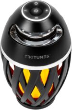 TikiTunes Portable Bluetooth 5.0 Indoor/Outdoor Wireless Speakers, LED Torch Atmospheric Lighting Effect, 5-Watt Audio USB Speakers, 2000 mAh Battery for iPhone/iPad/Android (Set of 2) - Image 3