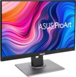 ASUS ProArt Display PA248QV 24.1” WUXGA (1920 x 1200) 16:10 Monitor, 100% sRGB/Rec.709 ΔE < 2, IPS, DisplayPort HDMI D-Sub, Calman Verified, Anti-glare, Tilt Pivot Swivel Height Adjustable, Black - Image 3