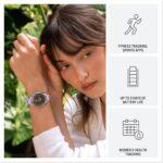 Garmin Lily® 2 Active, Small and Stylish Smartwatch, Built-in GPS, Hidden Display, Patterned Lens, Up to 9 Days Battery Life, Lunar Gold with Bone Silicone Band - Image 4