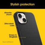 OtterBox iPhone 15 Pro (ONLY) Symmetry Series+ Case - Pink, Snaps to MagSafe, Ultra-Sleek, Raised Edges Protect Camera & Screen - Non-Retail Packaging - Image 4