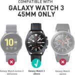 SUPCASE [Unicorn Beetle Pro Series Case for Galaxy Watch 3 [45mm] 2020 Release, Rugged Protective Case with Strap Bands - Image 3