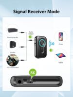 3 in 1 Bluetooth Transmitter Receiver with Mp3 Function - Bluetooth AUX Adapter for Car, TV, Headphones, Speakers, Hands-Free Calls - 12H Battery Life - Image 3